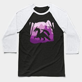 Winter Dragon Baseball T-Shirt